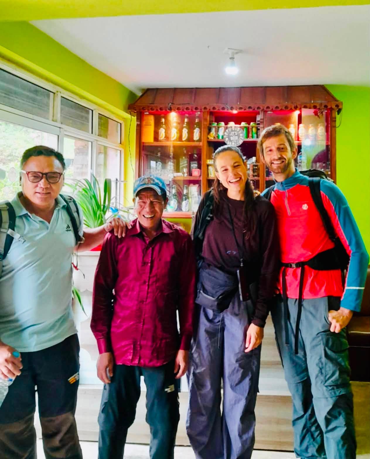 Happy guests at Hotel Trekkers Paradise